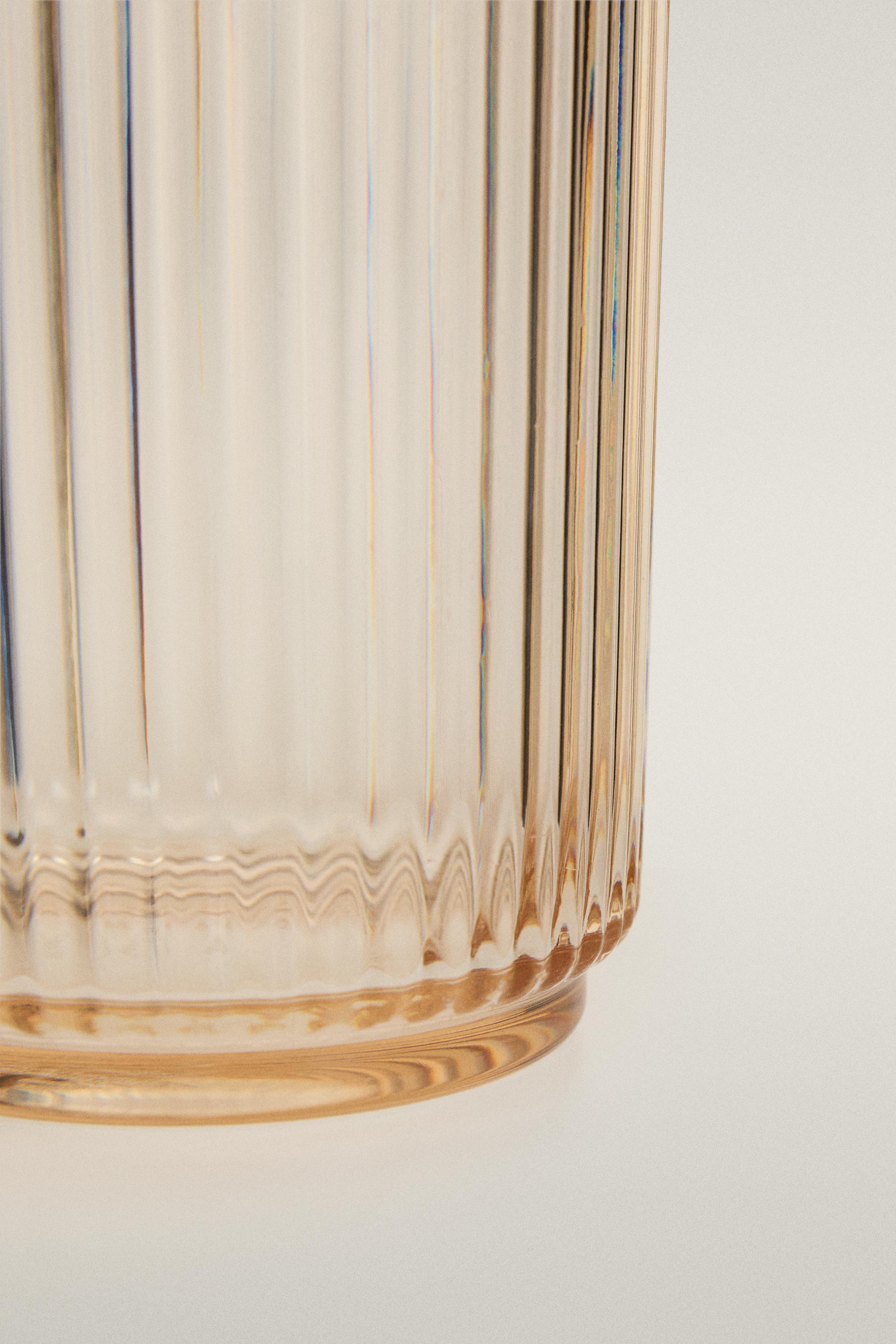 STRIPED ACRYLIC TUMBLER